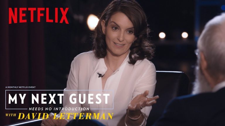 Tina Fey and David Letterman Improv a Scene in Netflix’s My Next Guest