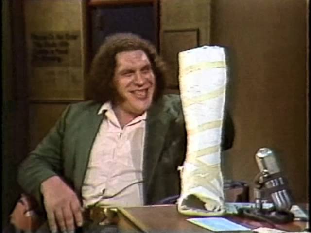 David Letterman Interviews André the Giant In His Only Appearance Back In 1984