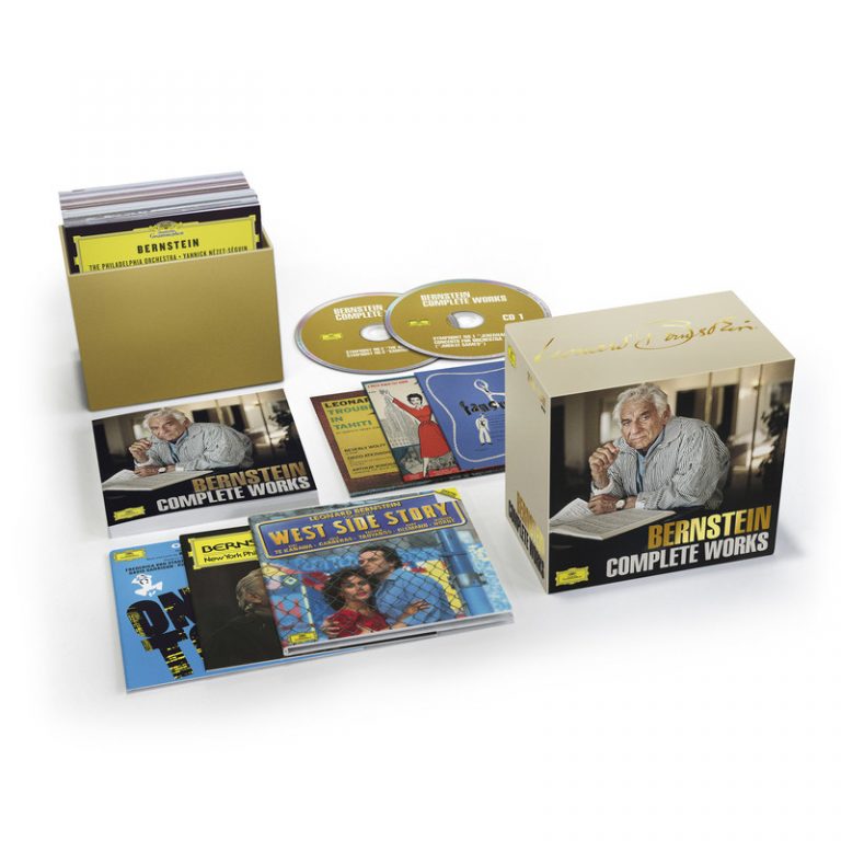 Leonard Bernstein’s Complete Works As Composer Collected Together For First Time As Comprehensive 26 CD And 3 DVD Box Set