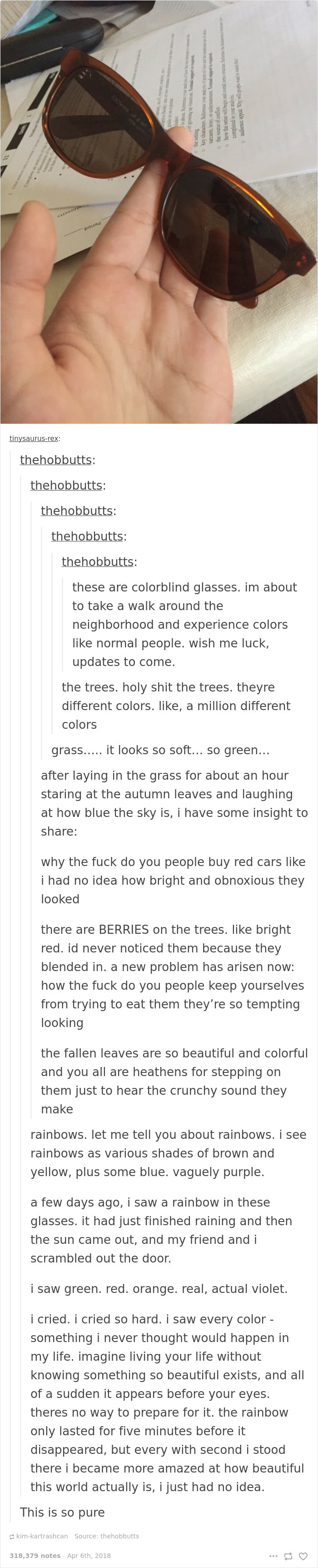 This Person Just Experienced Colours For The First Time