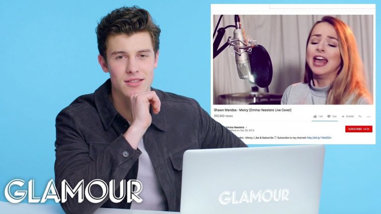 Shawn Mendes Watches Fan Covers On YouTube