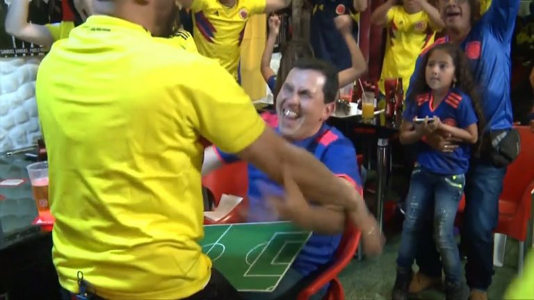 Colombian man helps blind, deaf fan experience joy of team’s World Cup win