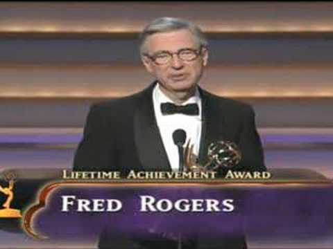 Watch Mister Rogers Accept His Lifetime Achievement Emmy