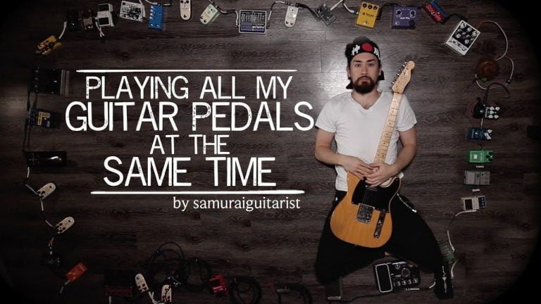 What Happens When You Play All 37 Guitars Pedals At Once? This.