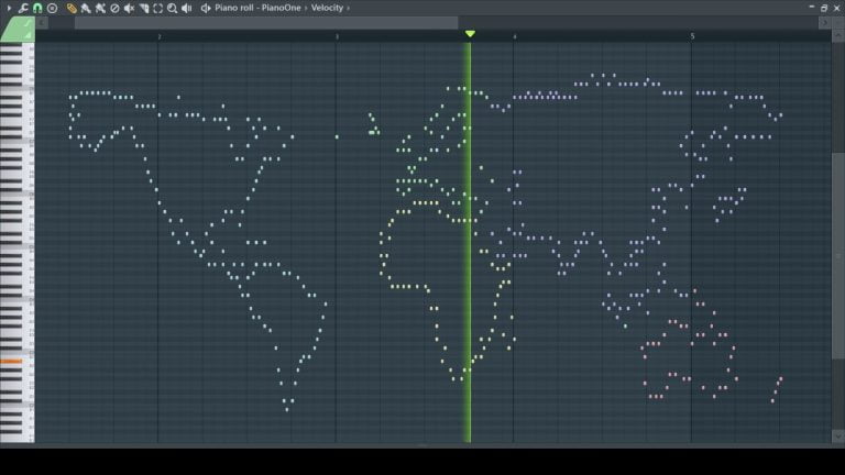 What The Shape Of A Continent Sounds Like On MIDI Software