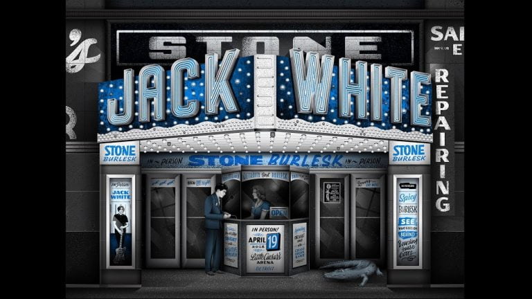 The Behind-The-Scenes Story Of Jack White Concert Poster For His Hometown Show In Detroit