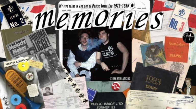 Acclaimed Drummer Martin Atkins to Release New Book, “Memories – My Five Years In and Out of Public Image Ltd. (1979-1985)”