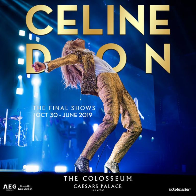 Celine Dion will end her current residency at Caesars Palace, Las Vegas in June, 2019