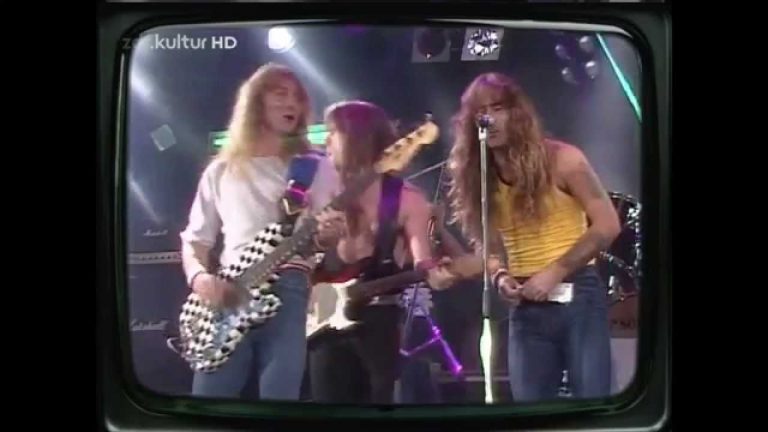 This is what happened when Iron Maiden were asked to lip-sync to their song “Wasted Years” for a German TV show in 1987