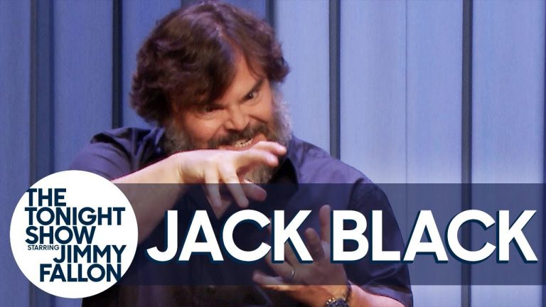 Jack Black Plays Toy Sax In His Elaborate Tonight Show Entrance