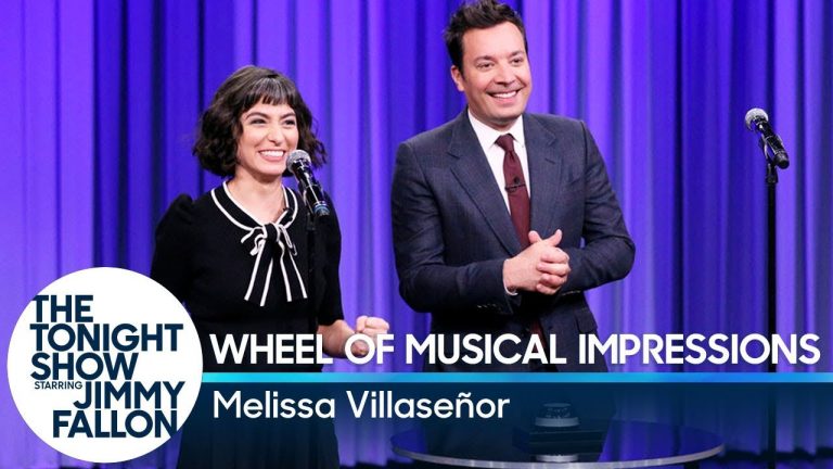 Watch Melissa Villaseñor Do Impressions Of Bjork And Gwen Stefani In “A Wheel of Musical Impressions”