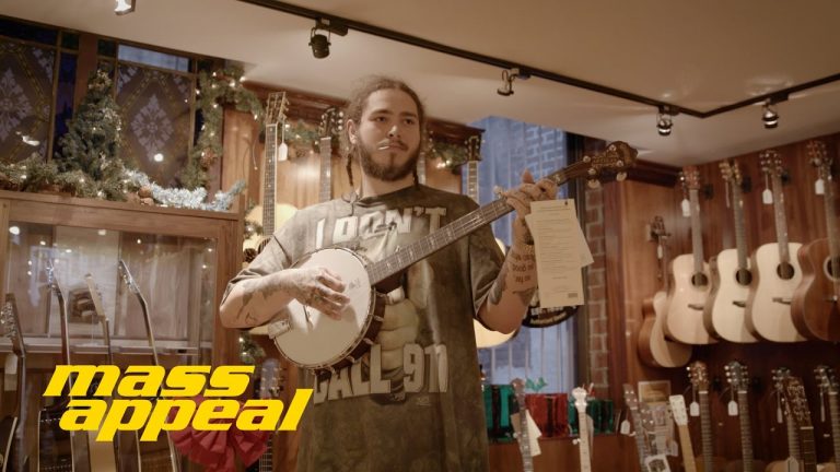 Mass Appeal caught up with Post Malone as he did a bit of guitar shopping in New York City.