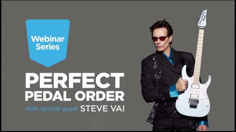 How to arrange your guitar pedals, according to Steve Vai
