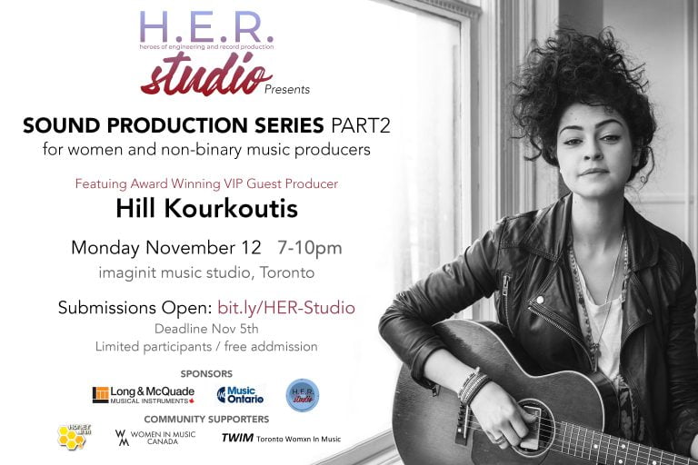 Submissions Are Now Open For Toronto’s H.E.R. Studio Sound Production Series