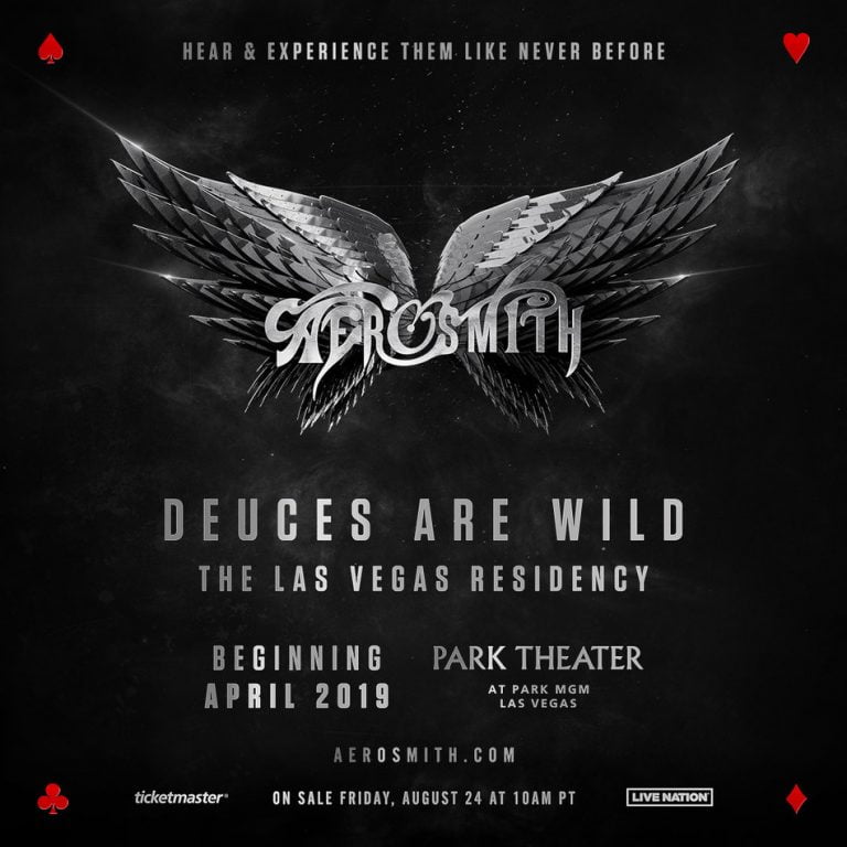 Aerosmith Announces Las Vegas Residency “AEROSMITH: DEUCES ARE WILD” At Park Theater At Park MGM