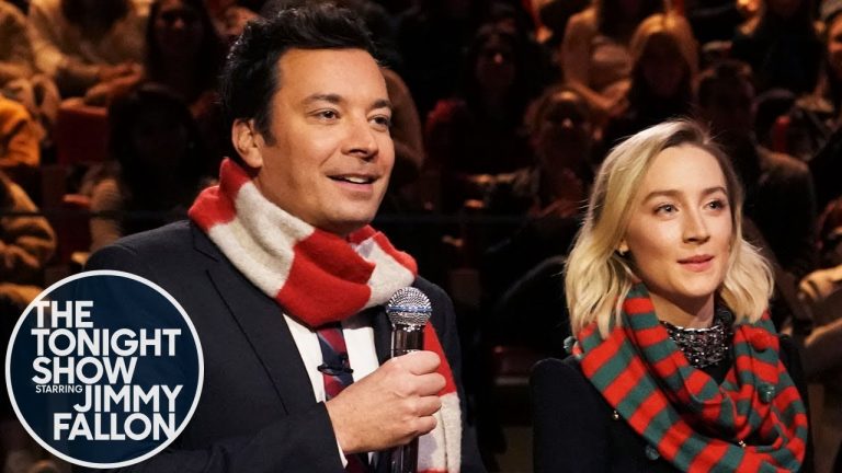Jimmy Fallon and Saorise Ronan Perform The Pogues’ “Fairytale of New York”