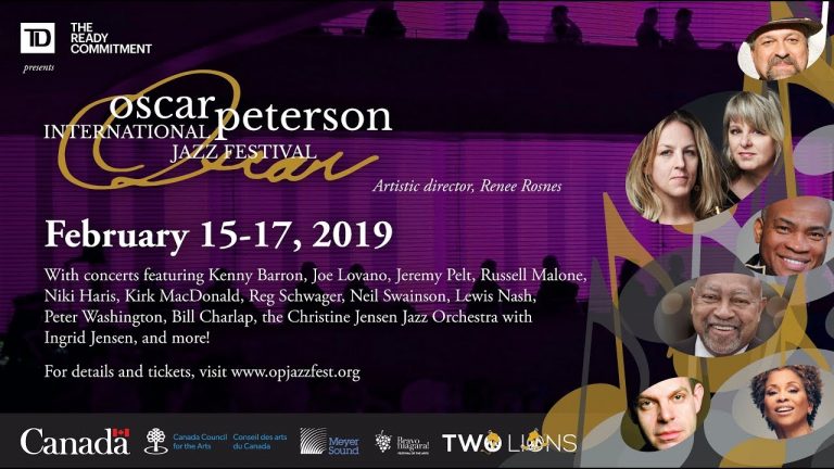 Niagara Wine Country’s Oscar Peterson International Jazz Festival Is Set For February 15-17, 2019