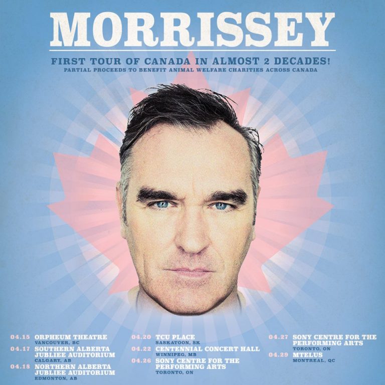 Morrissey Announces First Canadian Shows In 15 Years