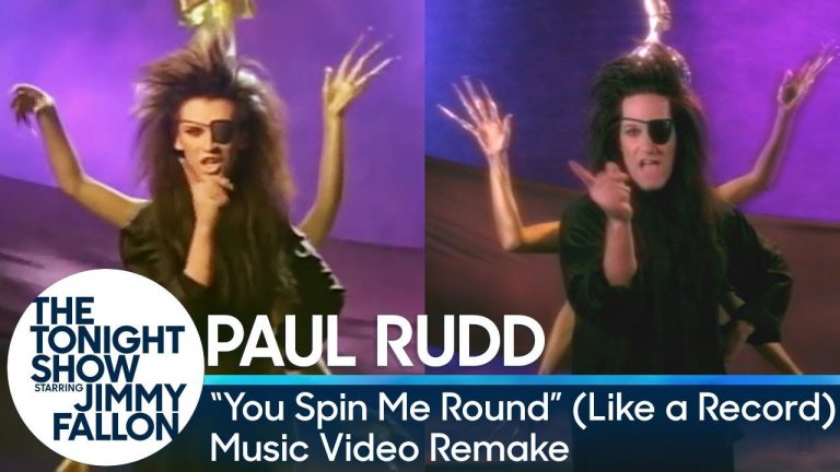 Paul Rudd and Jimmy Fallon’s shot-for-shot remake of ‘You Spin Me Round’ is AMAZING