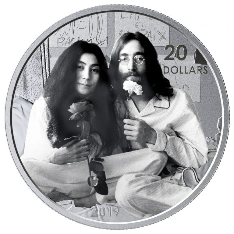 Royal Canadian Mint Silver Coin Celebrates 50th Anniversary of John Lennon’s Plastic Ono Band’s “Give Peace a Chance”