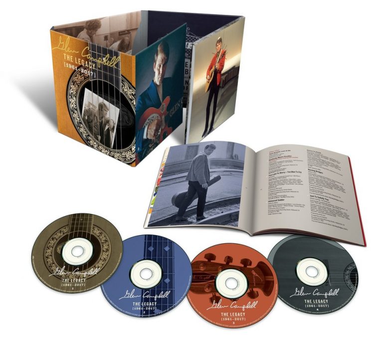 Glen Campbell’s Remarkable Life And Catalog Celebrated With Career-Spanning Four-Disc Box Set ‘Glen Campbell – The Legacy [1961-2017]’