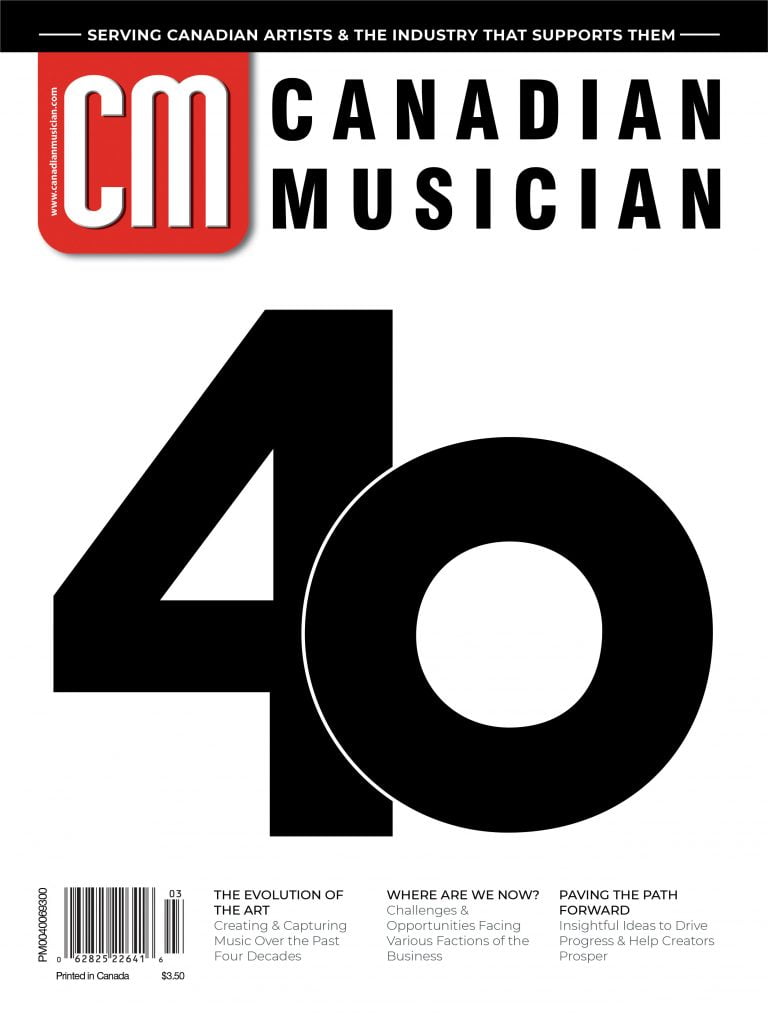 Canadian Musician Magazine Celebrates 40 Years