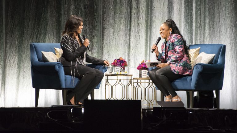 Photo Gallery: Michelle Obama at Toronto’s Scotiabank Arena