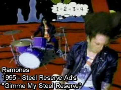 3 radio jingles for Steel Reserve written and performed by The Ramones in 1995