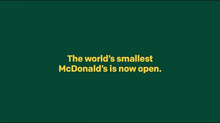 McHive – the world’s smallest McDonald’s – Only for bees