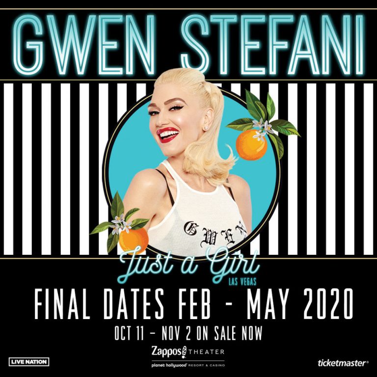 Gwen Stefani Announces Final Show Dates For Headlining Residency “Gwen Stefani – Just A Girl” At Planet Hollywood Resort & Casino