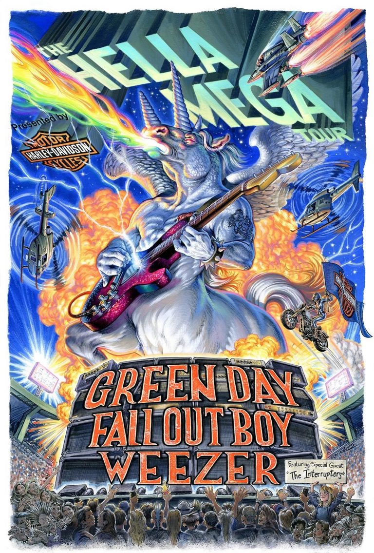 Green Day, Fall Out Boy, And Weezer Announce Global Stadium Hella Mega Tour