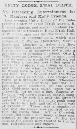 “The most punk song ever heard in a hall,” San Francisco Call newspaper, 1899