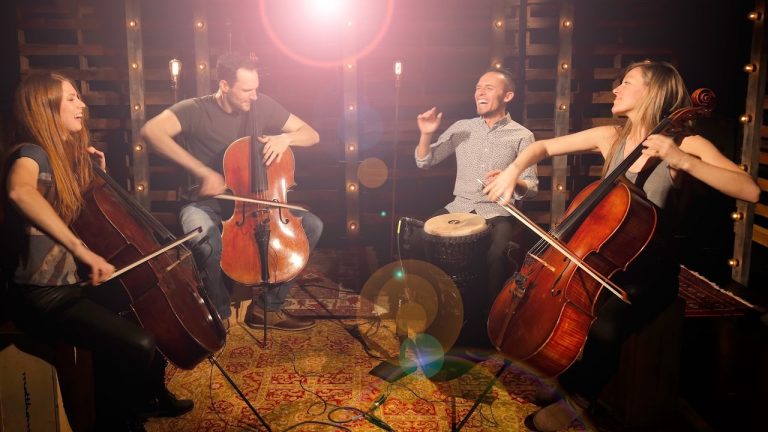 “Black Hole Sun” by Soundgarden, performed live by Break of Reality on cello and djembe