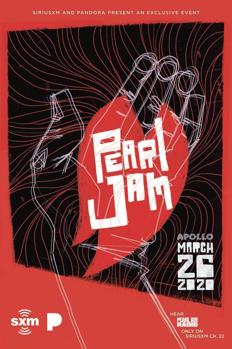 Pearl Jam Plays the Apollo Theater for First Time Exclusively for SiriusXM on March 26