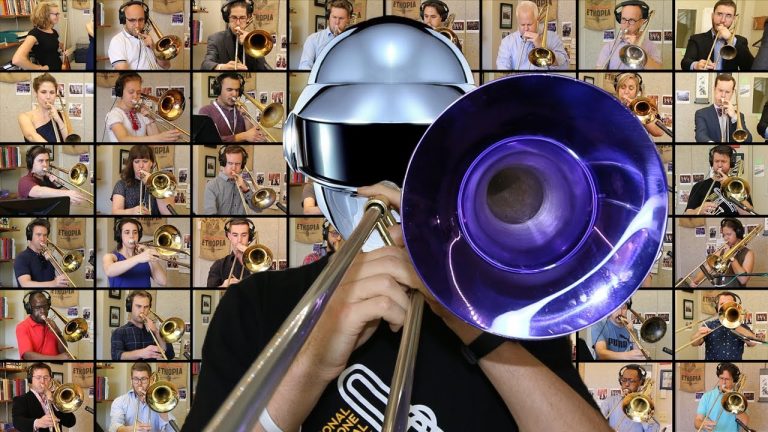 48 Musicians Perform A Trombone Cover of Daft Punk’s ‘Harder, Better, Faster, Stronger’