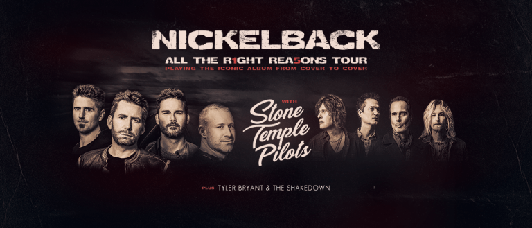 Nickelback Announces “All The Right Reasons 2020” Summer Tour