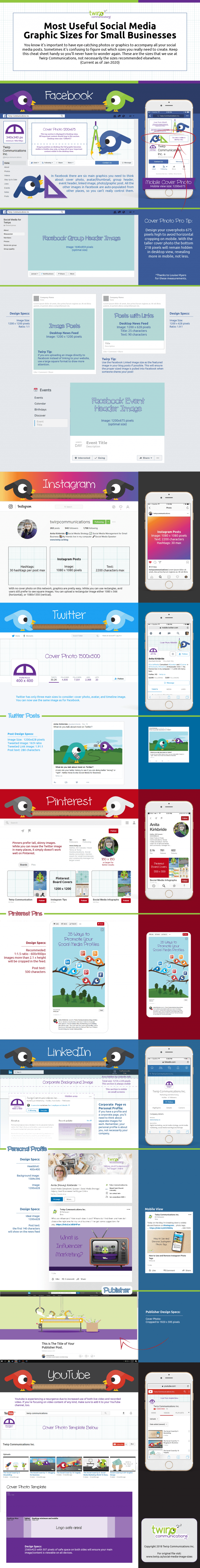 The Updated Social Media Image Size Chart For 2020