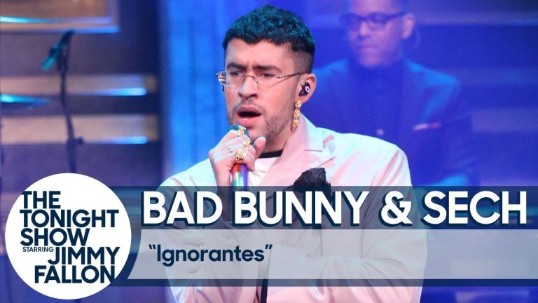 Bad Bunny & Sech Perform ‘Ignorantes’ On The Tonight Show With Jimmy Fallon