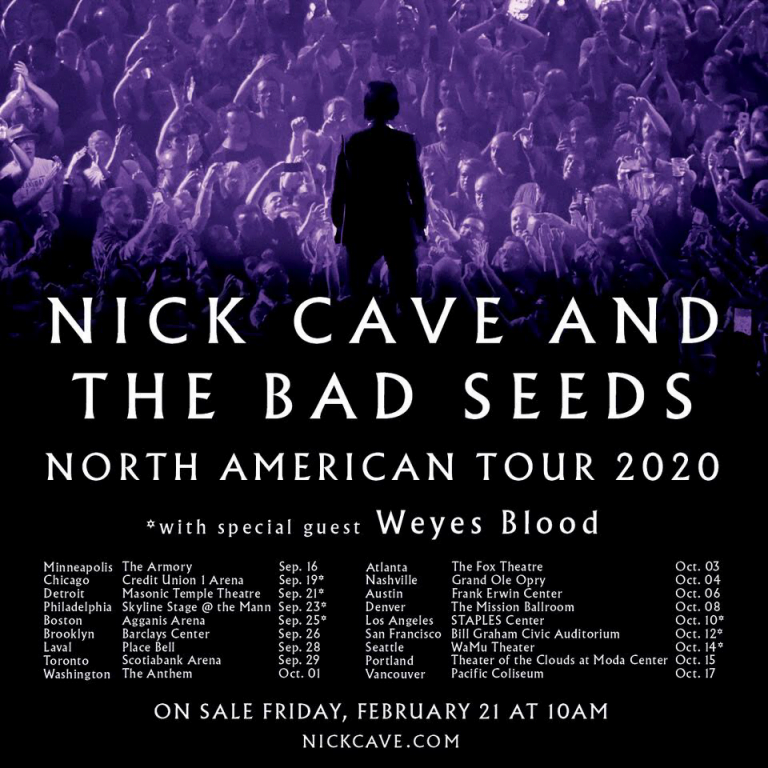 Nick Cave And The Bad Seeds Announce North American Tour 2020