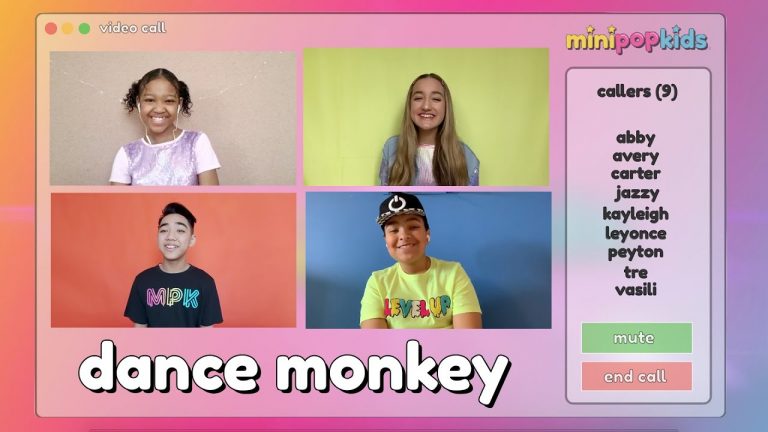 Canada’s Best Selling Kid’s Music Group MINI POP KIDS Releases “Dance Monkey” Video and Announces Daily Digital Content