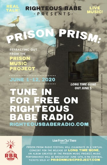 Angela Davis Added To Lineup Of PRISON PRISM: REFRACTING OUTWARD FROM THE PRISON MUSIC PROJECT June 1-12, 2020 On Righteous Babe Radio