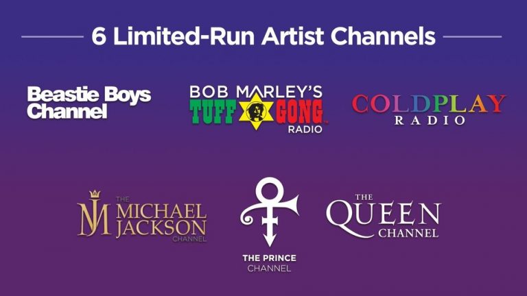 Beastie Boys, Bob Marley, Coldplay, Michael Jackson and Queen Channels Launches on SiriusXM