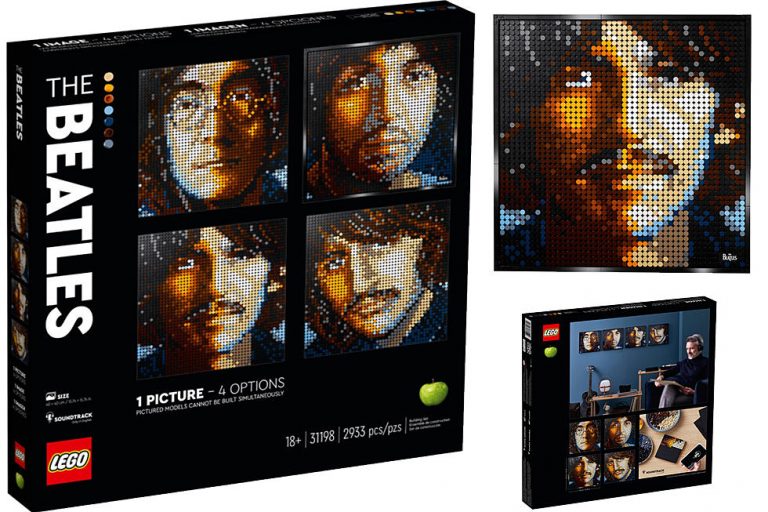 LEGO Art revealed as mosaic sets of The Beatles now available