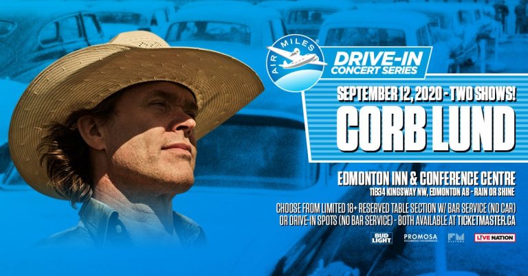 Live Nation Canada Announces Air Miles Drive-in Concert Series Featuring Corb Lund