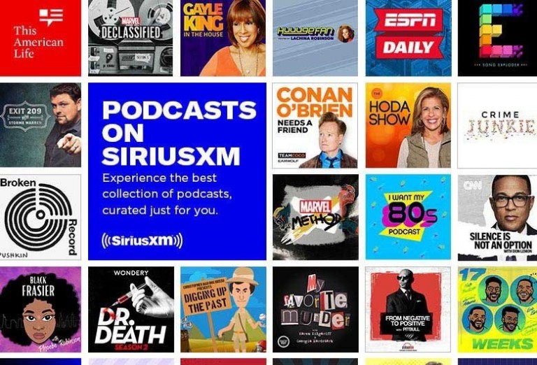 SiriusXM is the New Destination for Original, Exclusive, and Popular Podcasts