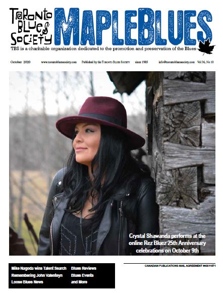 Crystal Shawanda on the cover of Maple Blues