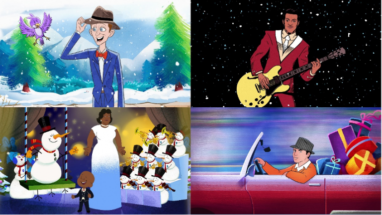 Bing Crosby, Chuck Berry, Ella Fitzgerald And Frank Sinatra Get Animated For New Holiday Videos