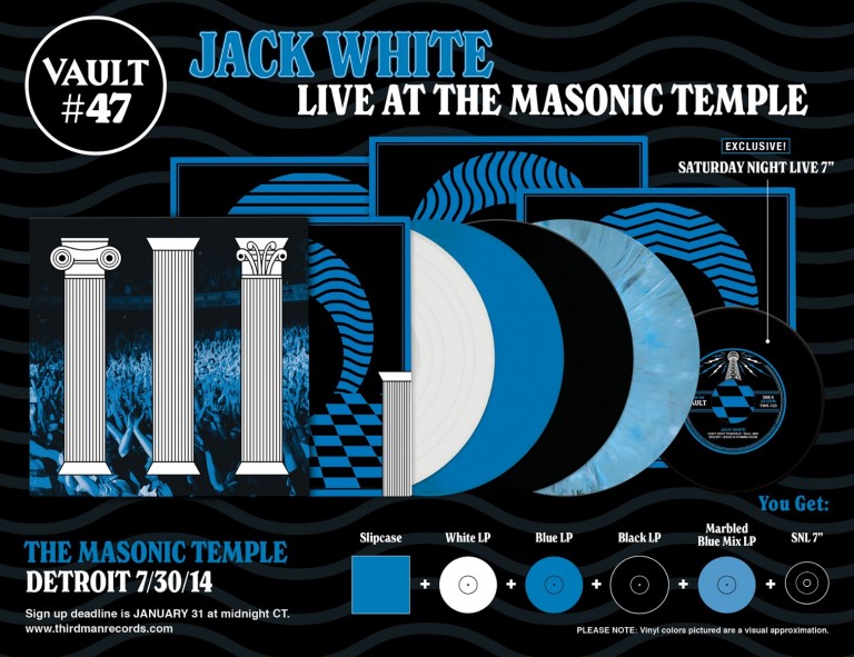 Jack White Releasing Live Album Of Masonic Temple Show and SNL Appearance