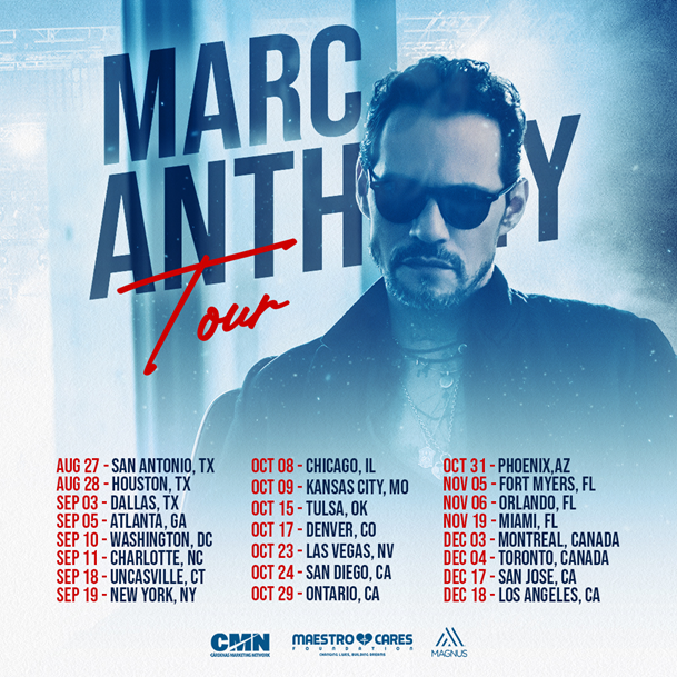 Marc Anthony's New North American Tour ...