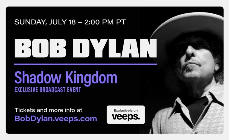Bob Dylan Announces Livestream Concert